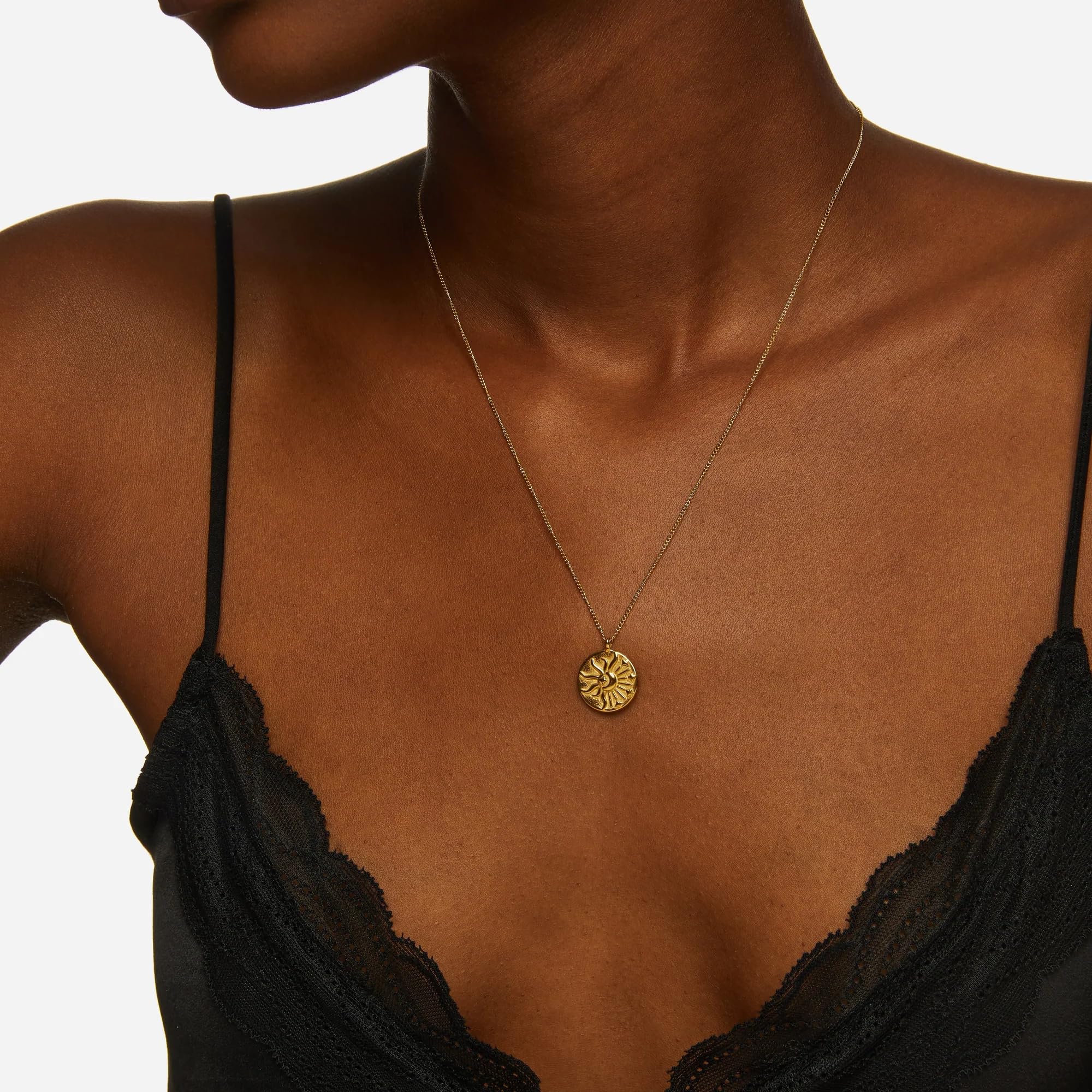 Hey Harper Gold Necklace For Women Trendy Necklace - 14K Golden PVD Coating Waterproof & Sweatproof Non Tarnish Jewelry Chain Necklaces - Image 3